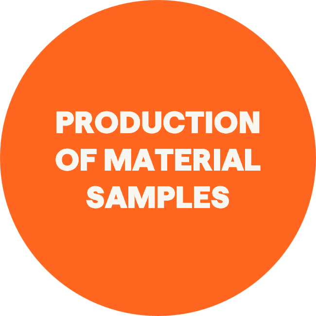 Production of material samples