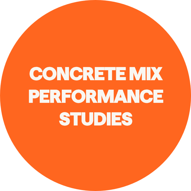 Concrete mix performance studies